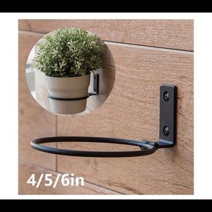 Flower Pot Holder Hanging Basket
Bracket Hooks Wall Mounted Iron Pot